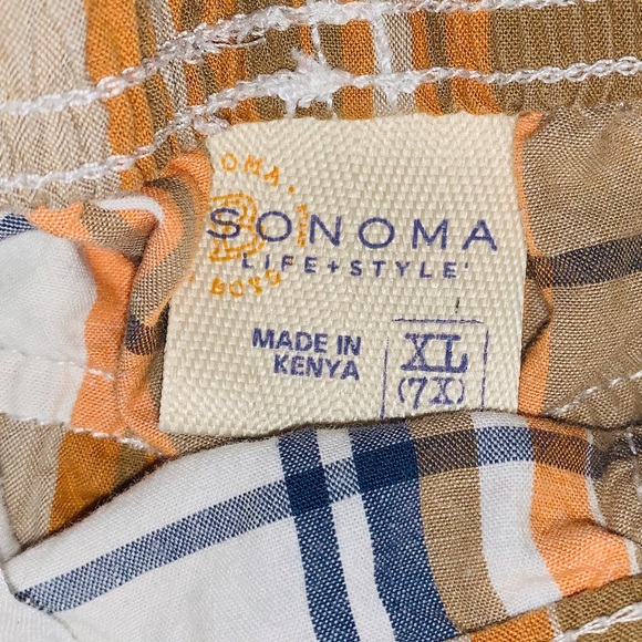 Boys size 7X plaid cargo shorts - Picture 3 of 4